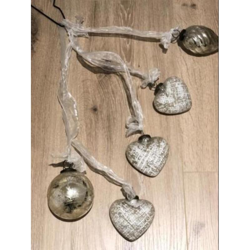Kerstballen klassiek brocante