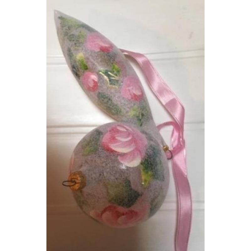 Roze Kerstballen, zuurstokroze, babyroze, parelmoer