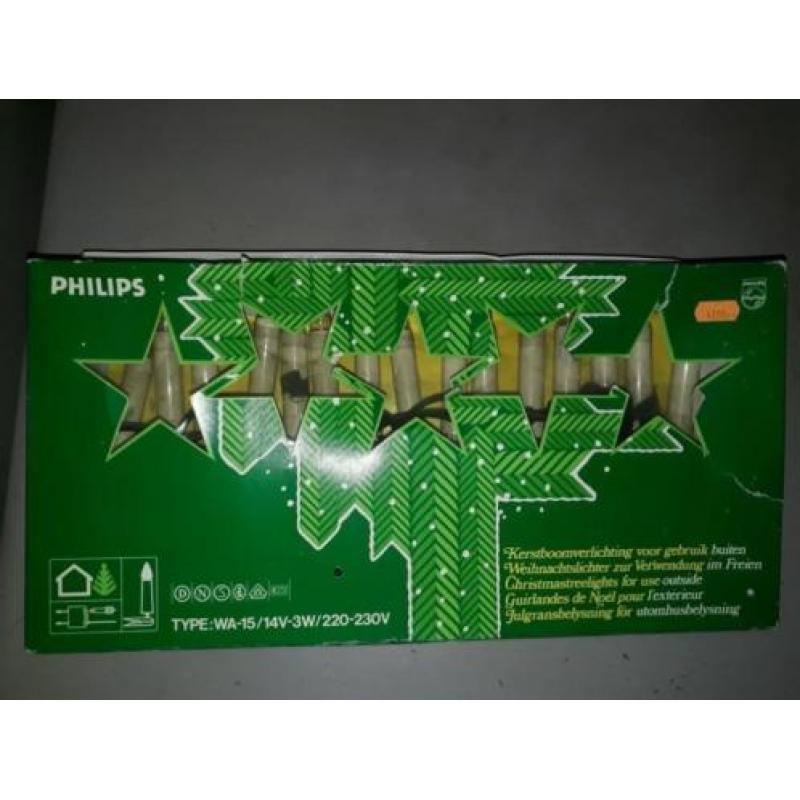 Vintage Philips kerstverlichting voor buiten