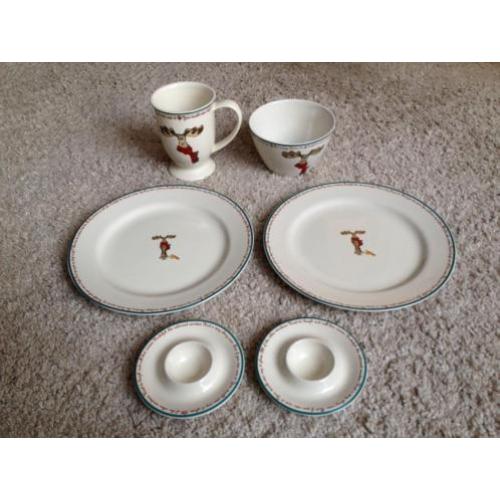 Rudolph Rednosed Reindeer kerstservies - onderdelen servies