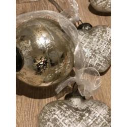 Kerstballen klassiek brocante