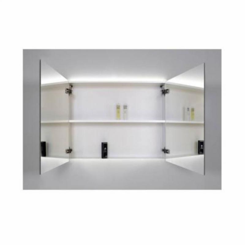Spiegelkast Sanicare Qlassics Ambiance 100 cm 2 Deuren Zi...