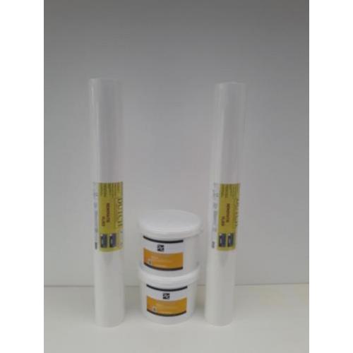 100m2 renovlies behang(glasvezelbehang)160gr + 2 emmers lijm