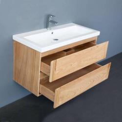 Badmeubel Wood Keramiek 100 Cm