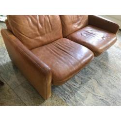 2 vintage bankstellen van 'De Sede Exclusiv'