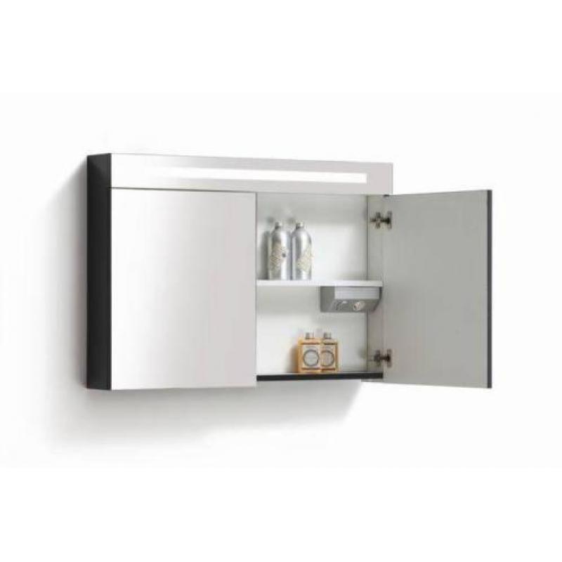 Spiegelkast 80Cm Tl Verlichting & Stopcontact 4 Kleuren L...