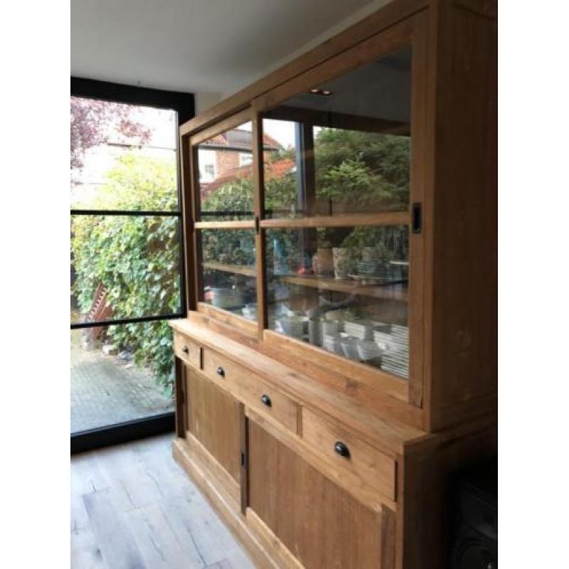 Toffe apothekerskast van teak