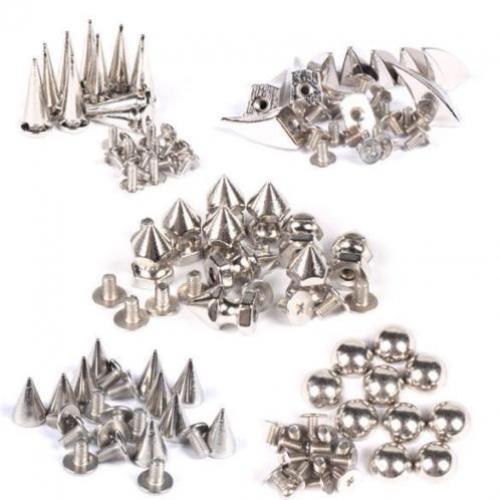 10 STKS Metal Cone Screwback Spikes Stud voor Punk Armband |