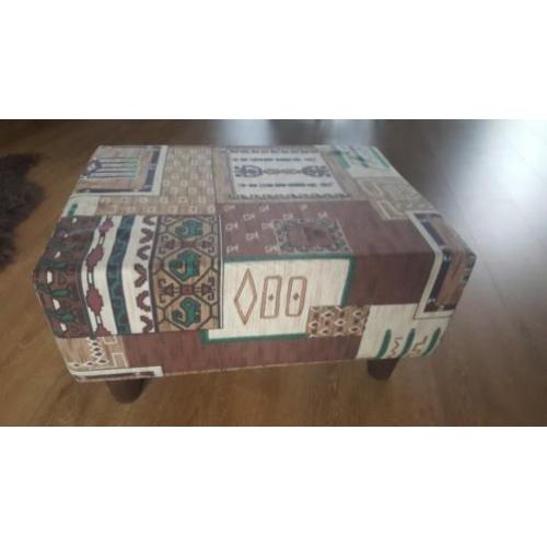 Voetenbankje poef azeteken mexicaans