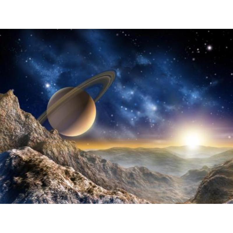 Ruimtevaart behang Space Fotobehang VLIES XL * Muurdeco4kids