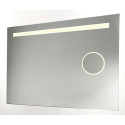 LED Spiegel 80×60 cm met vergrootspiegel en verwarming
