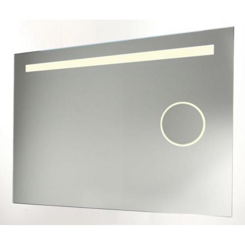 LED Spiegel 80×60 cm met vergrootspiegel en verwarming