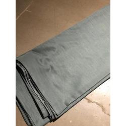 Gordijnen NIEUW wave plooi 671breed/254hoog groen/grijs