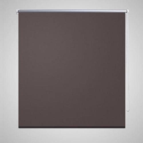 vidaXL Rolgordijn verduisterend 100 x 230 cm koffiebruin
