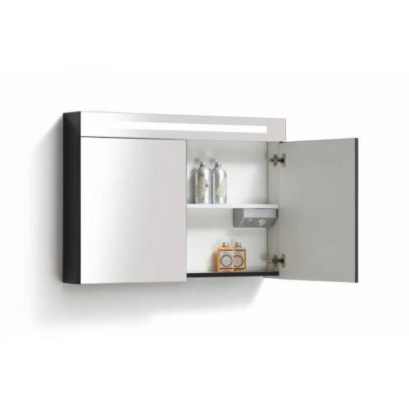 Spiegelkast 120 Cm Met Tl Verlichting En Stopcontact 4 Kl...