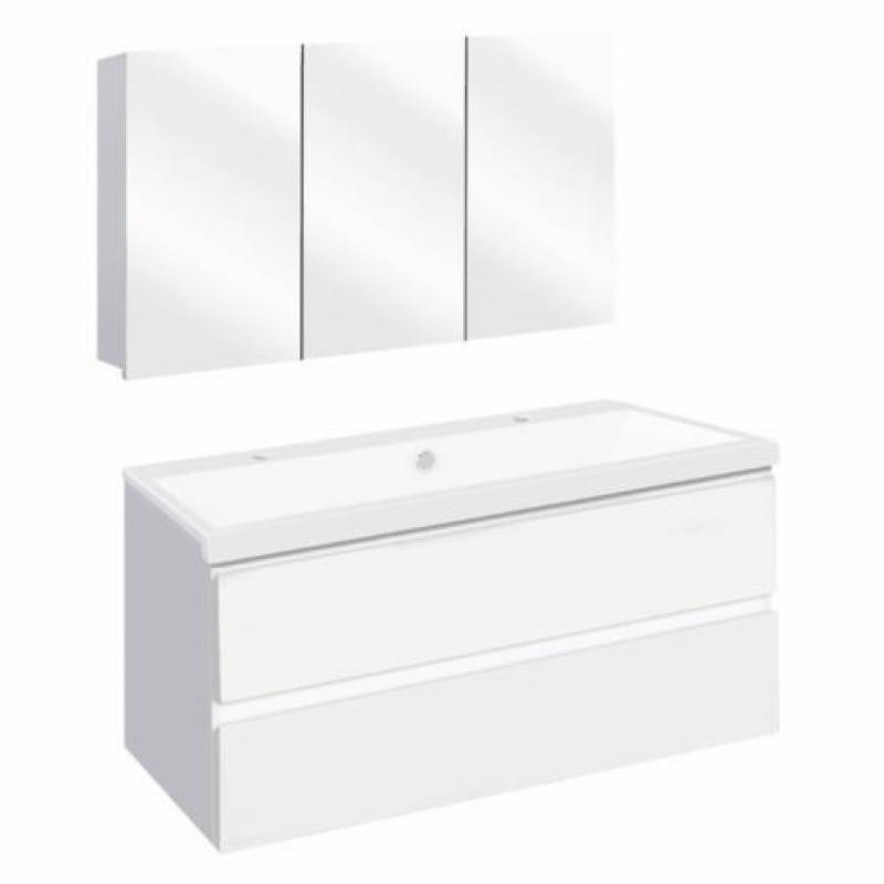 Badmeubelset Differnz The Collection 100x43x61 cm Wit/Wit...