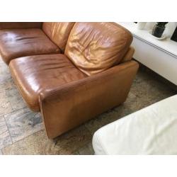 2 vintage bankstellen van 'De Sede Exclusiv'