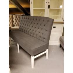 **ACTIE** Landelijke Gecapitonneerde Eetkamerbank (2323 G)