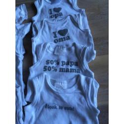 Pakket rompers maat 50
