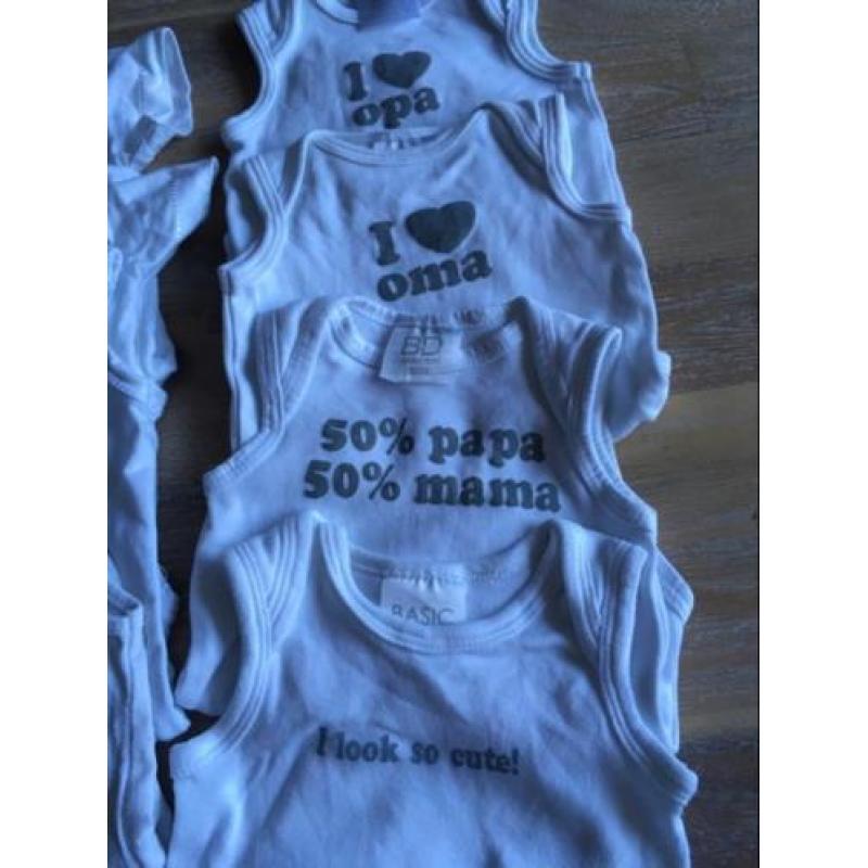 Pakket rompers maat 50