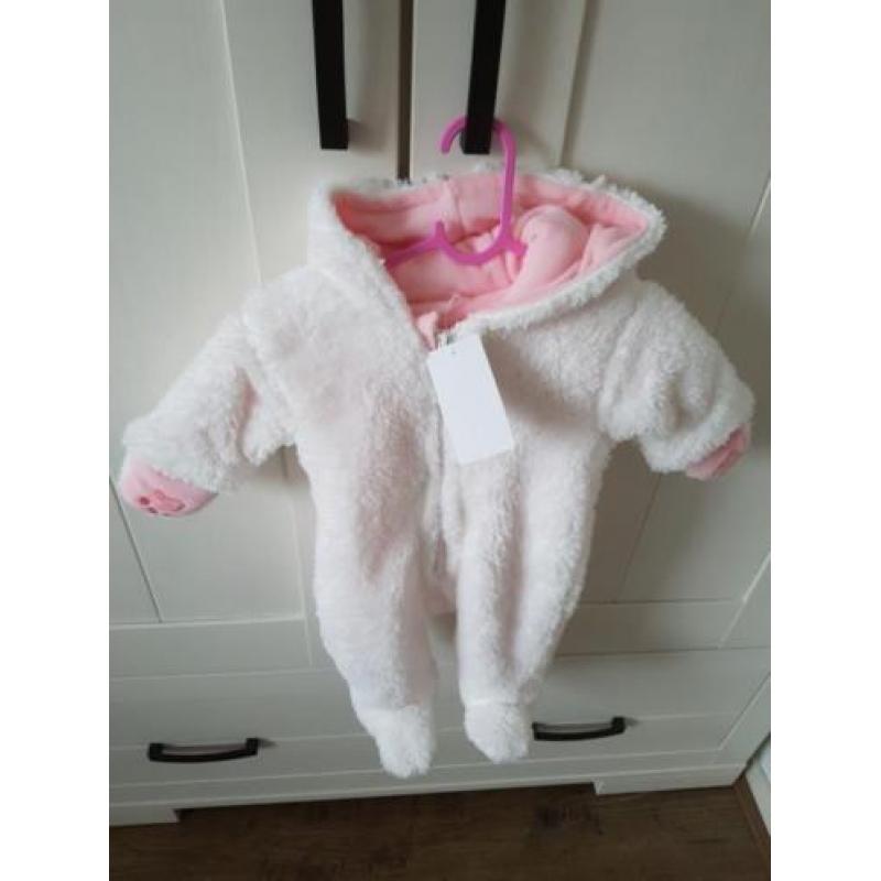 Nieuw! Onesie poes baby 50