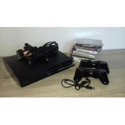 Playstation 3 + 7 spellen en 2 controllers