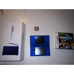 Te koop blauwe dsi compleet met doos en spellen