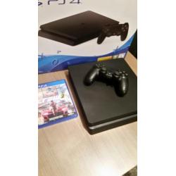 PS4 Slim met The Crew 2 & Fortnite + Garantie