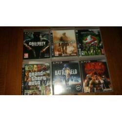 Playstation 3 met 20 games te koop