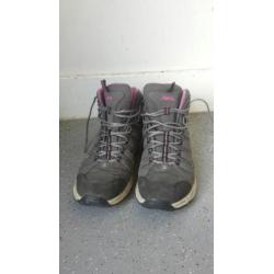Paars/roze meindl wandelschoenen