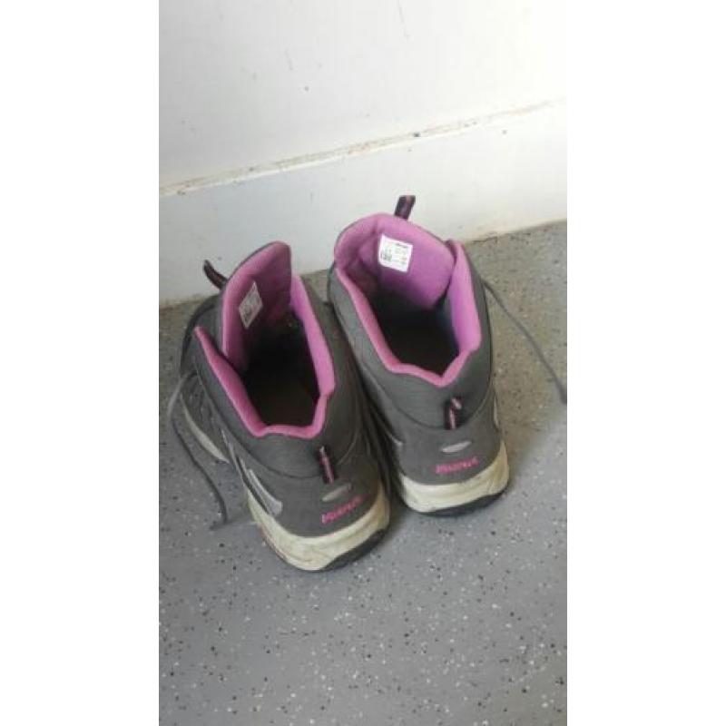 Paars/roze meindl wandelschoenen