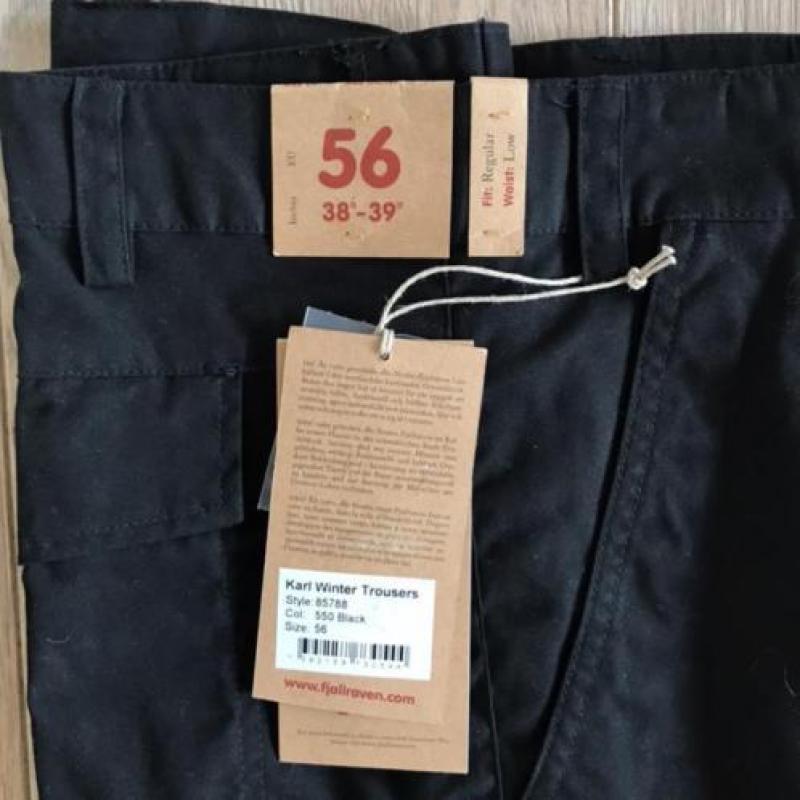 Fjallraven Karl Winter Trousers - Nieuw - Maat 56