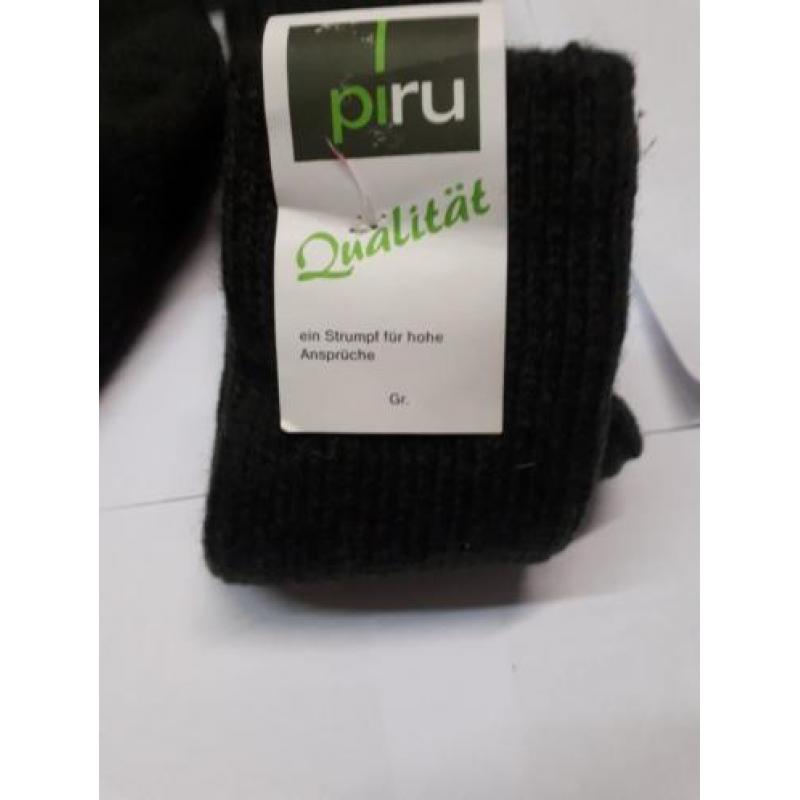 Piru lange Trekking kousen Maat42 80% scheerwol
